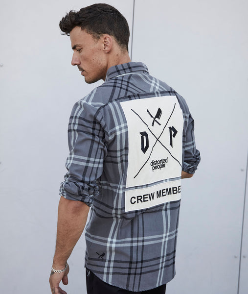Intersect Patched Flannel