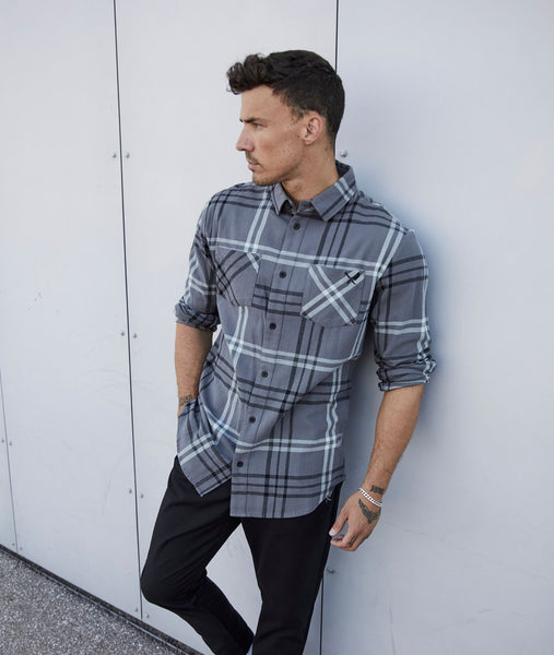 Intersect Patched Flannel