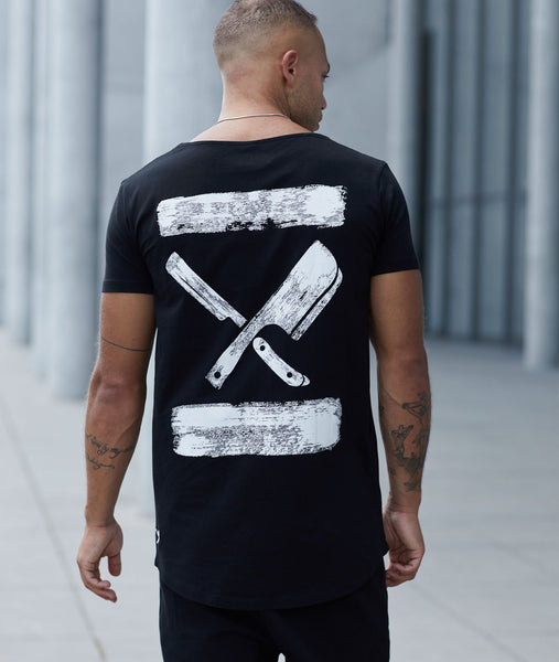 Inked Blades Cutted Neck