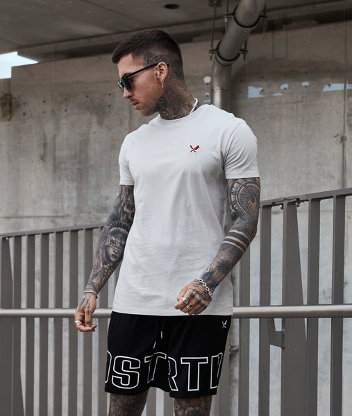 Summer Inked Blades Crew Neck