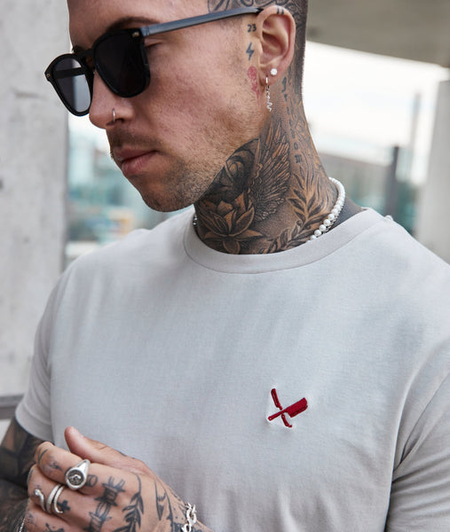 Summer Inked Blades Crew Neck