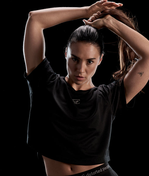 WMN Gym Mesh Round Neck