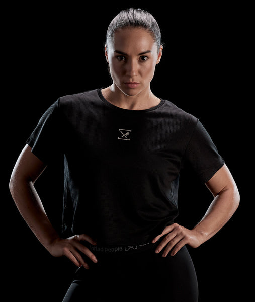 WMN Gym Mesh Round Neck