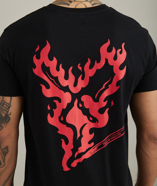 Tattoo Flame Crew Neck