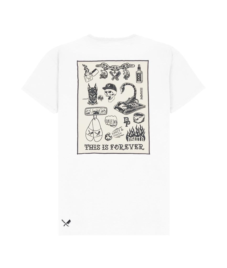Tattoo Patch Crew Neck