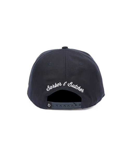 BARBER & BUTCHER snapback cap by Distorted People